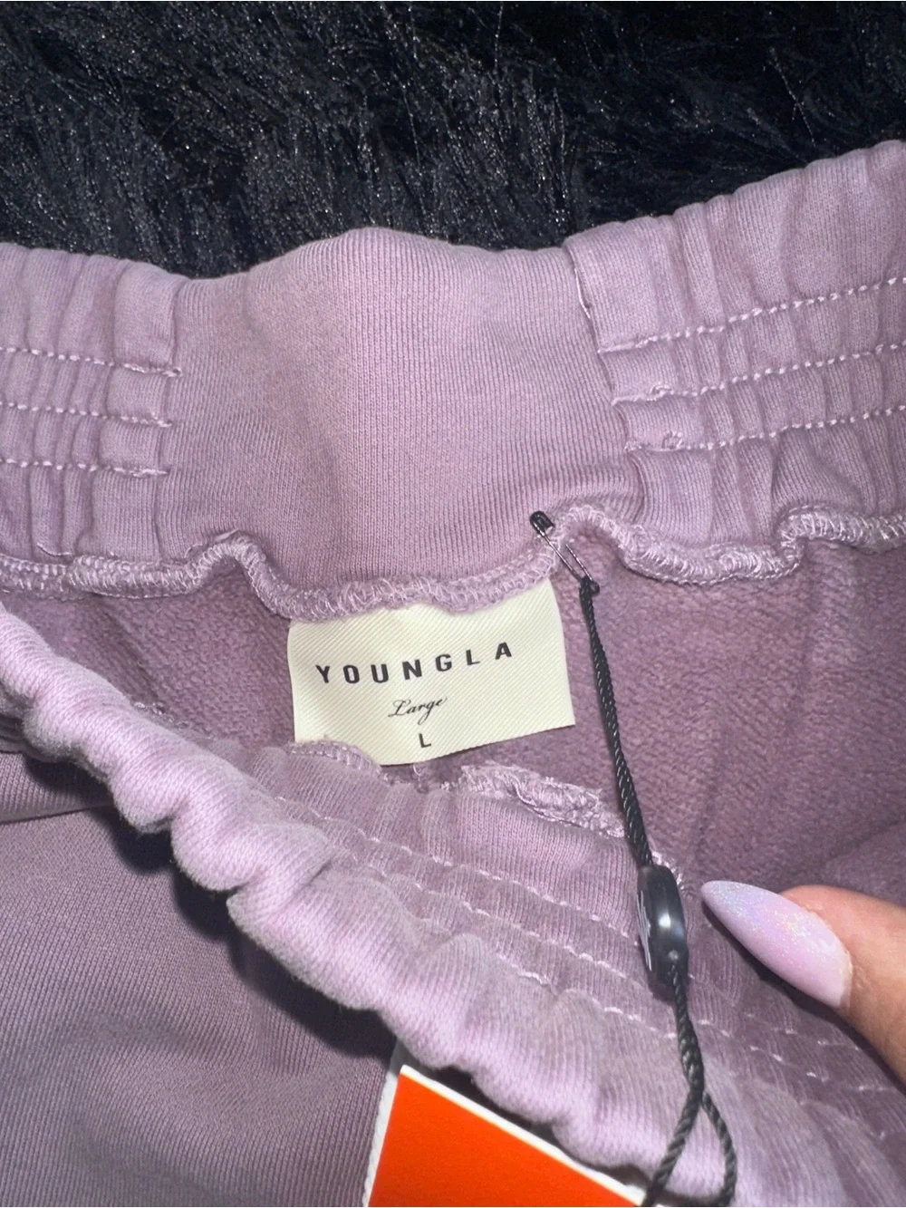 YoungLA Lavender Drawstring Athletic Shorts